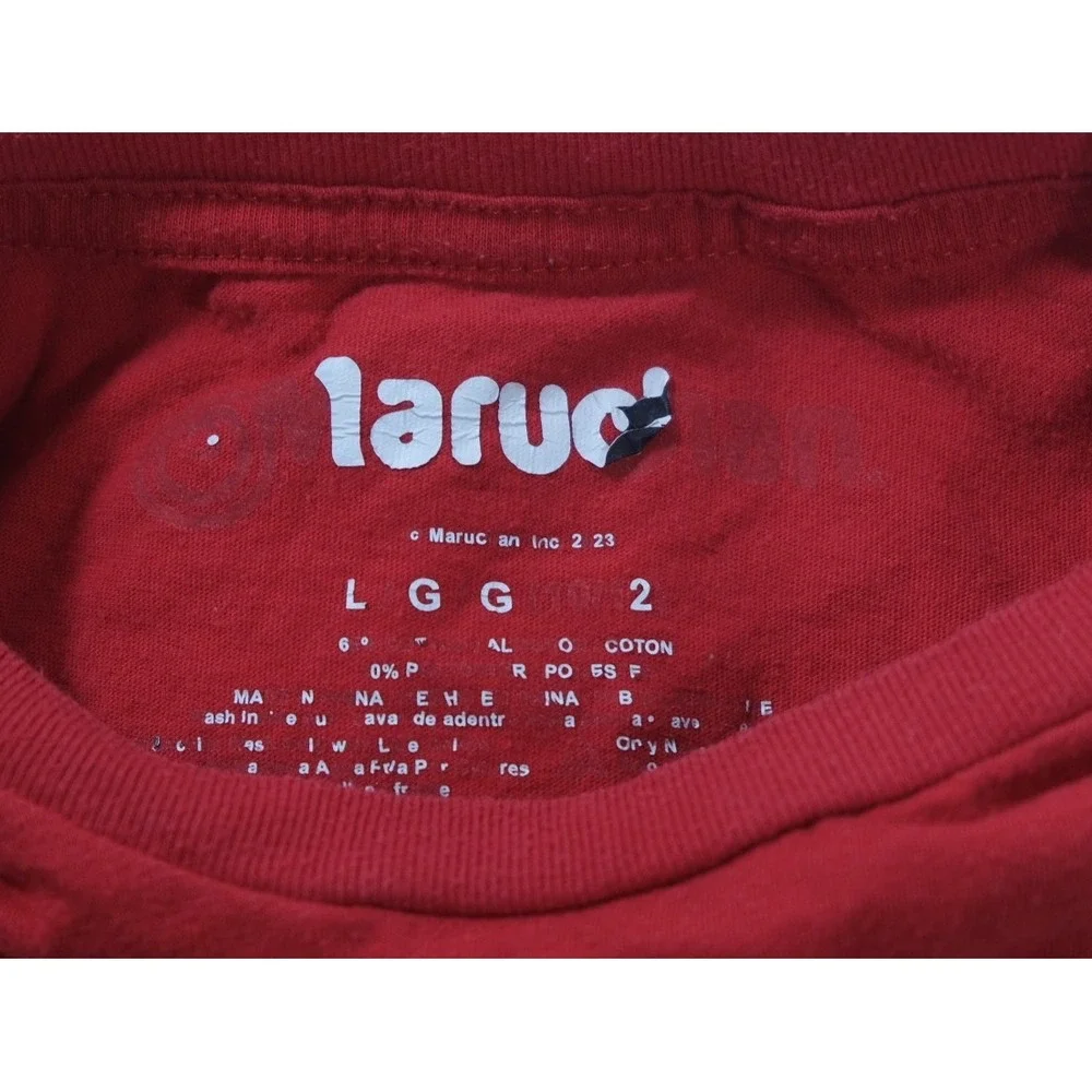 Maruchan Shirt Kids L Red Ramen Life Graphic Tee Short Sleeve Foodie Kawaii